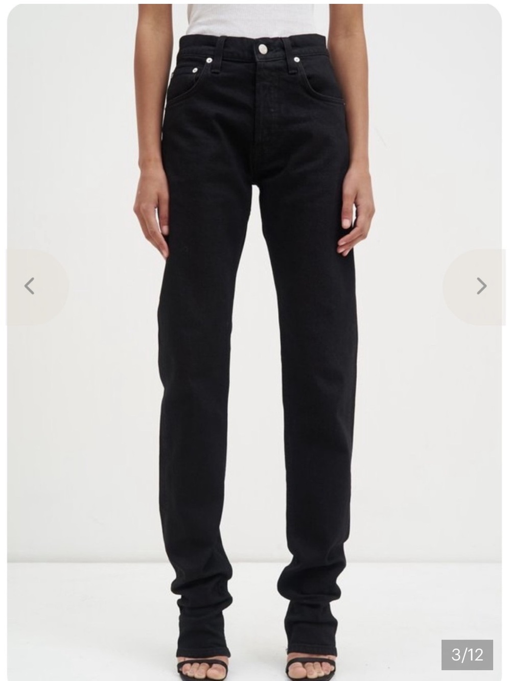 Helmut Lang Straight-Leg Women's Jeans $354